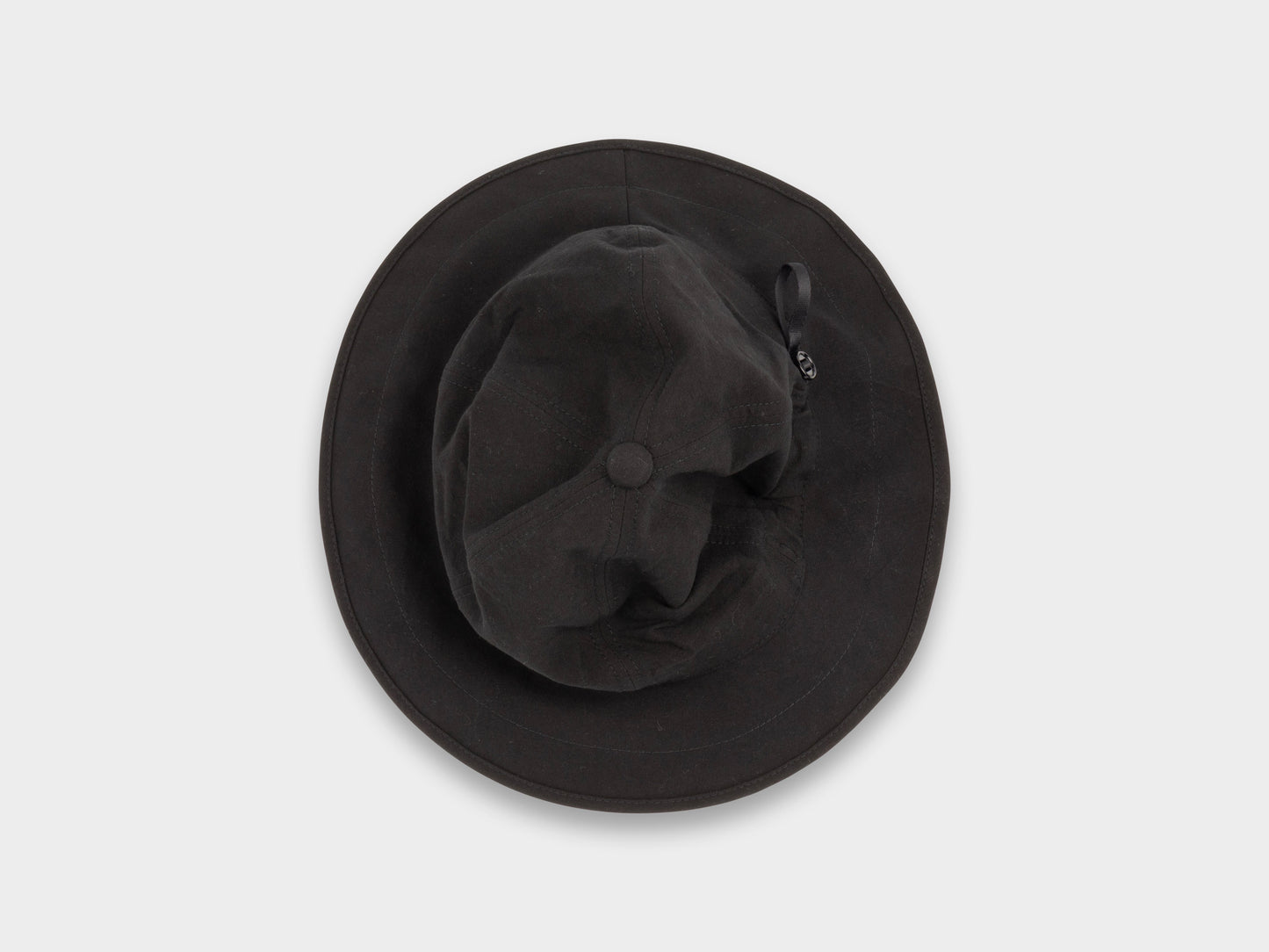 SPC2 "Wide Hat" Roll–dyed Black Linen