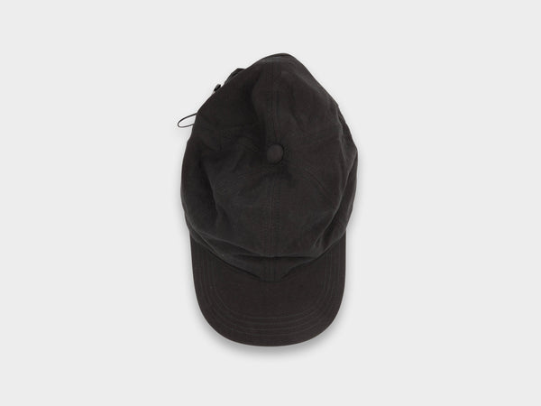 SPC3 "Deep Cap" Roll–dyed Black Linen