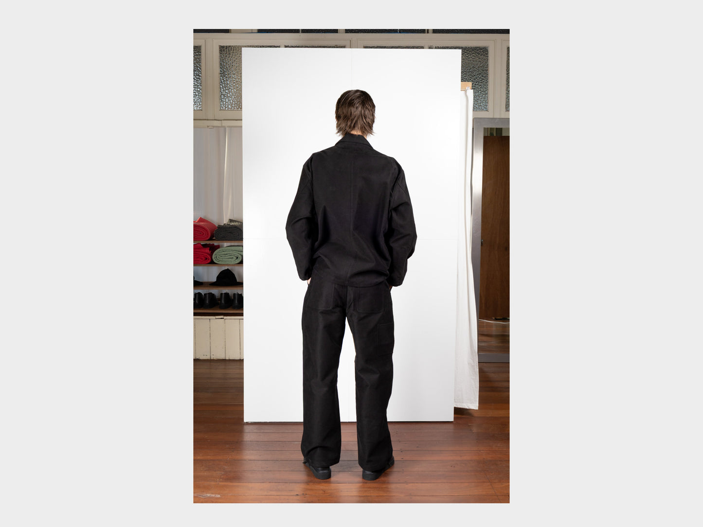 R0J6 "Jebok Pants" Black Moleskin