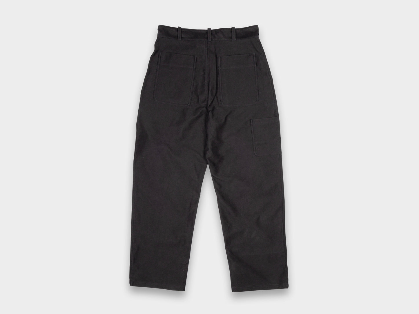 R0J6 "Jebok Pants" Black Moleskin