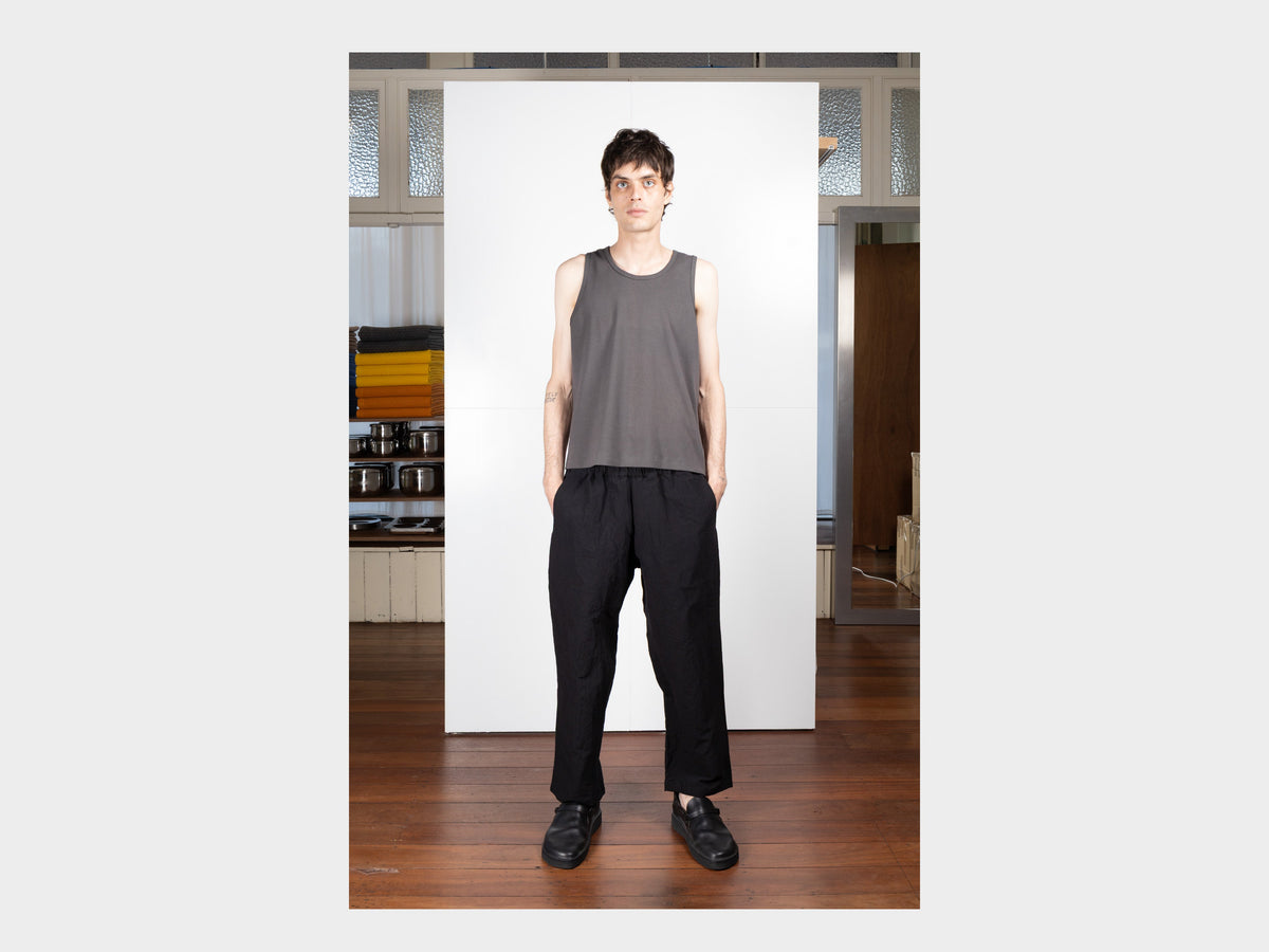 SPP6 "Easy Pants" Black Linen