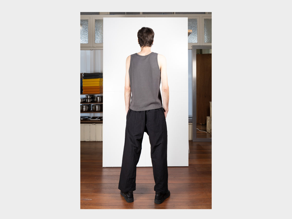 SPP6 "Easy Pants" Black Linen