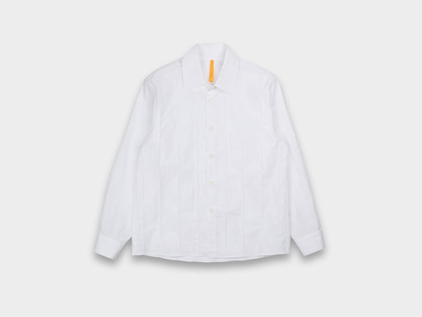 W-R18S4 "Tuck Shirt" White Typewriter