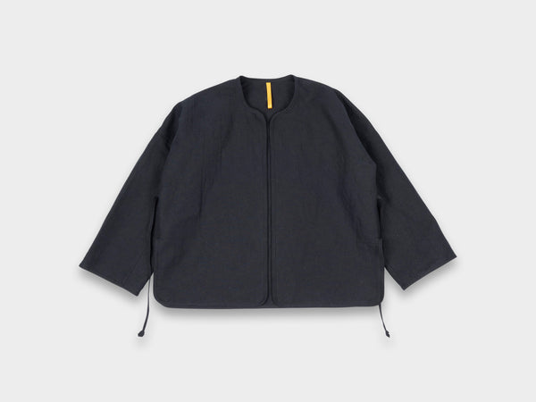 W-R18S7 "Cross Cardigan" Black Bamboo