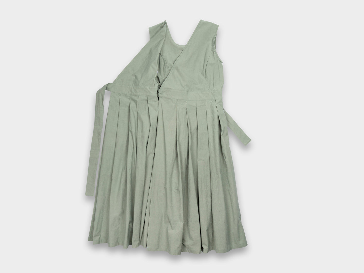 W-R19A8 "Korean Apron Dress" Gum Weather