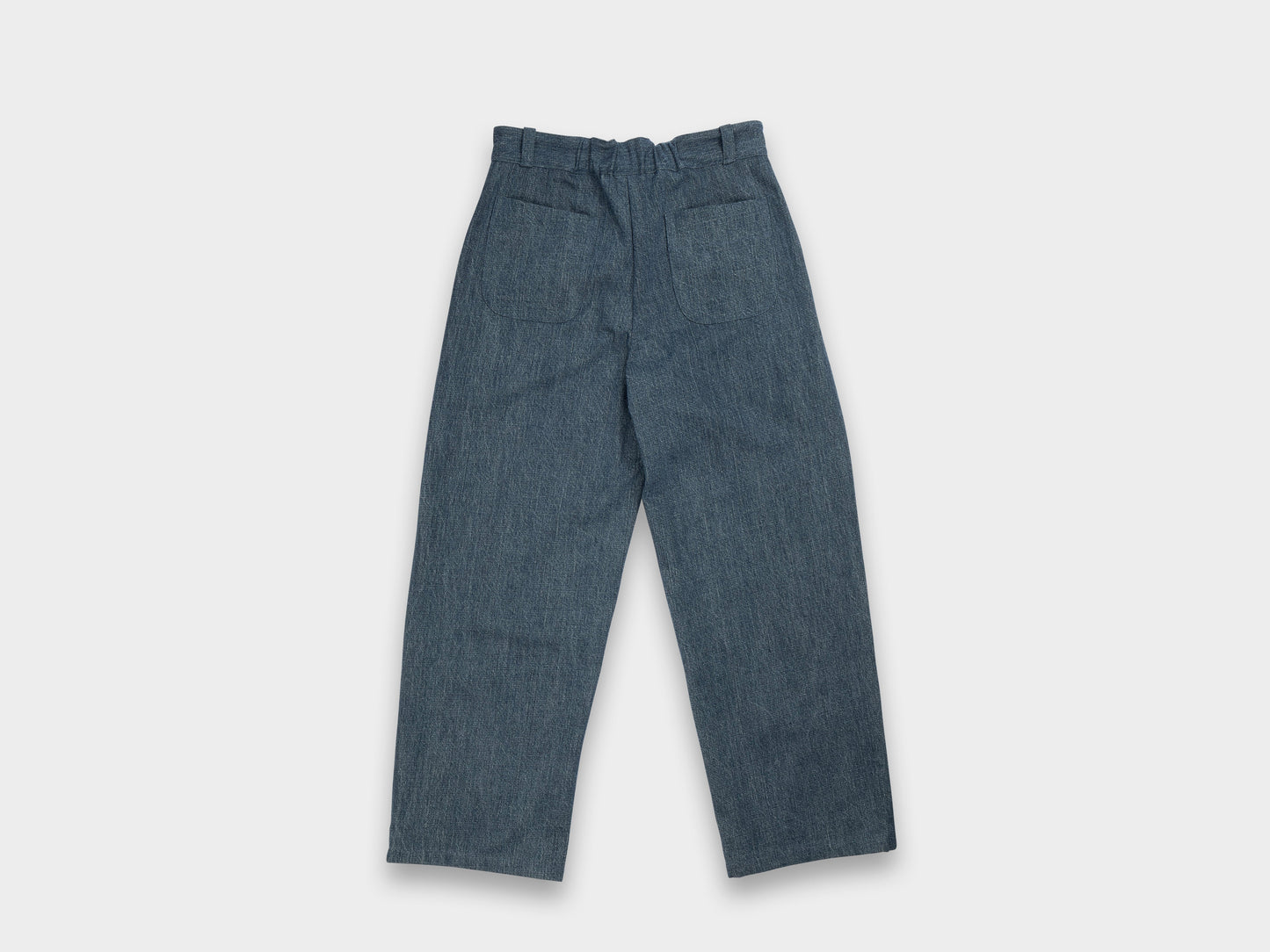 W-R19P4 "High-Wide Pants" Fade Denim