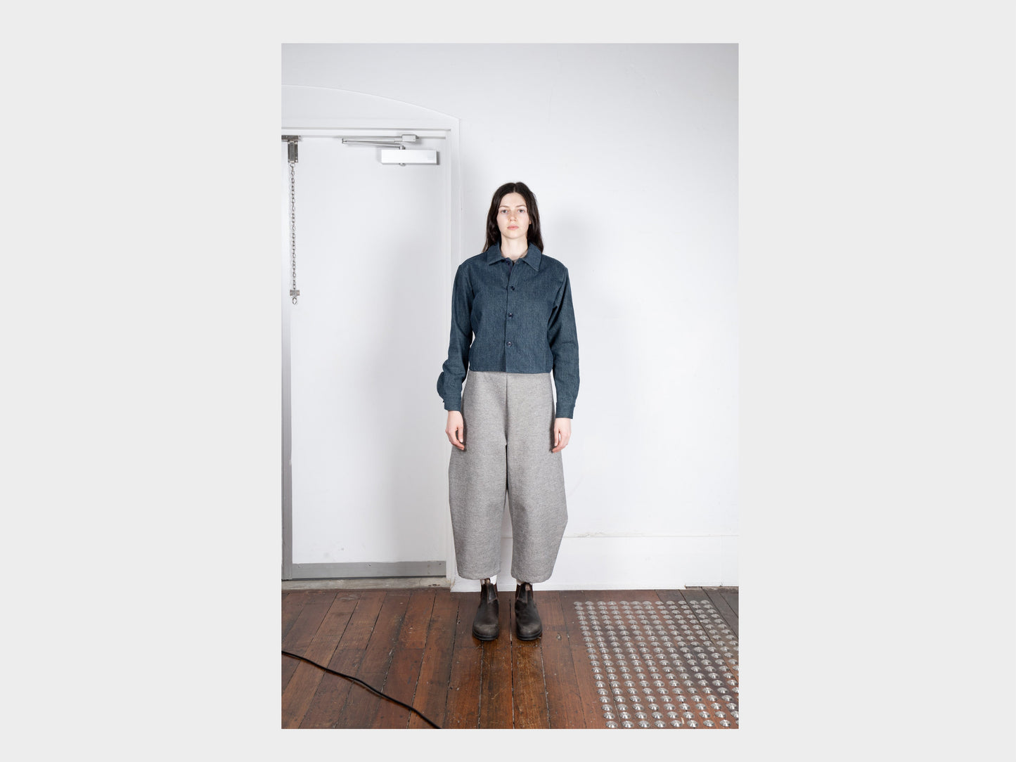 W-R19S1 "Regular Shirt" Fade Denim