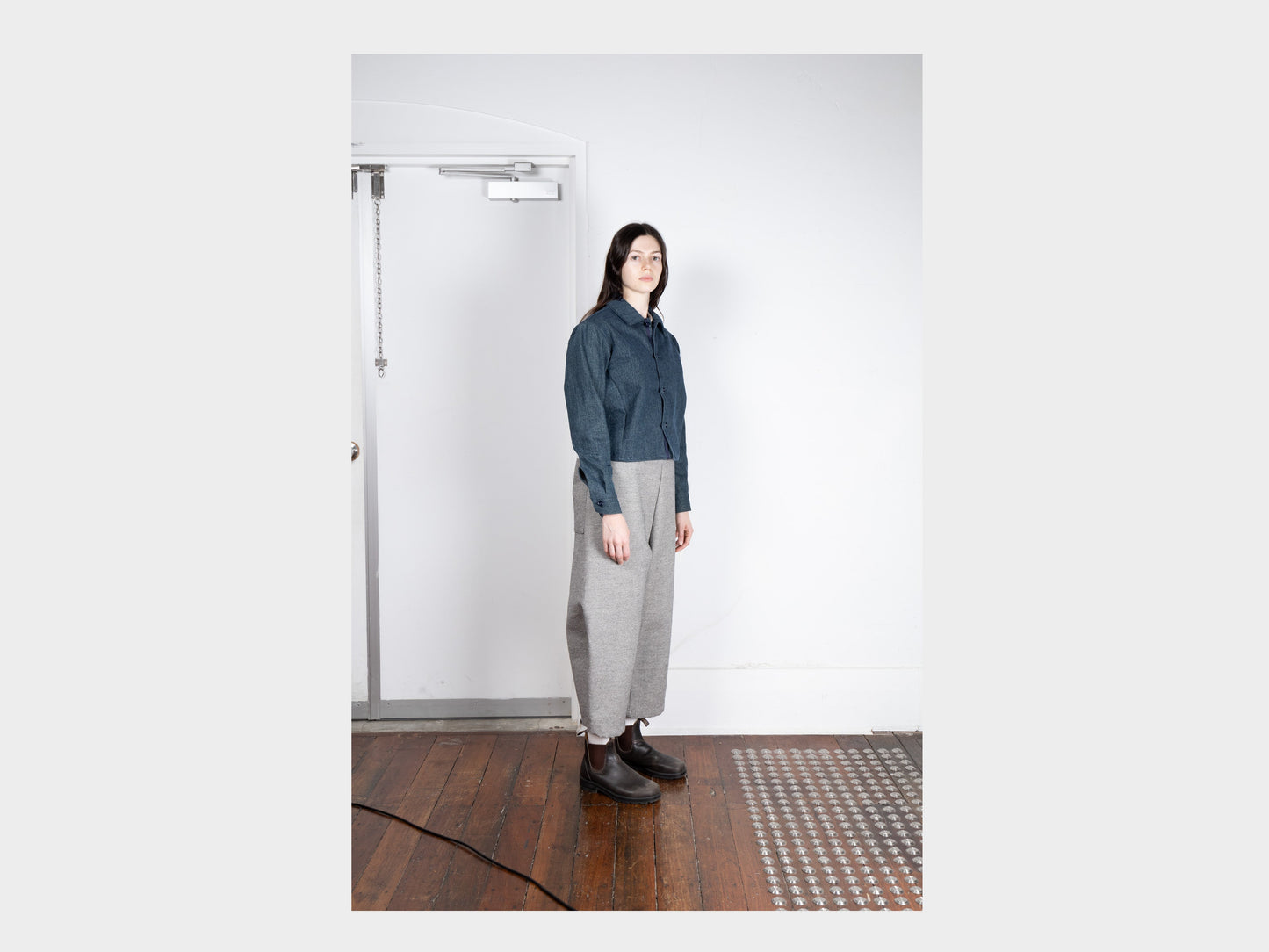 W-R19S1 "Regular Shirt" Fade Denim