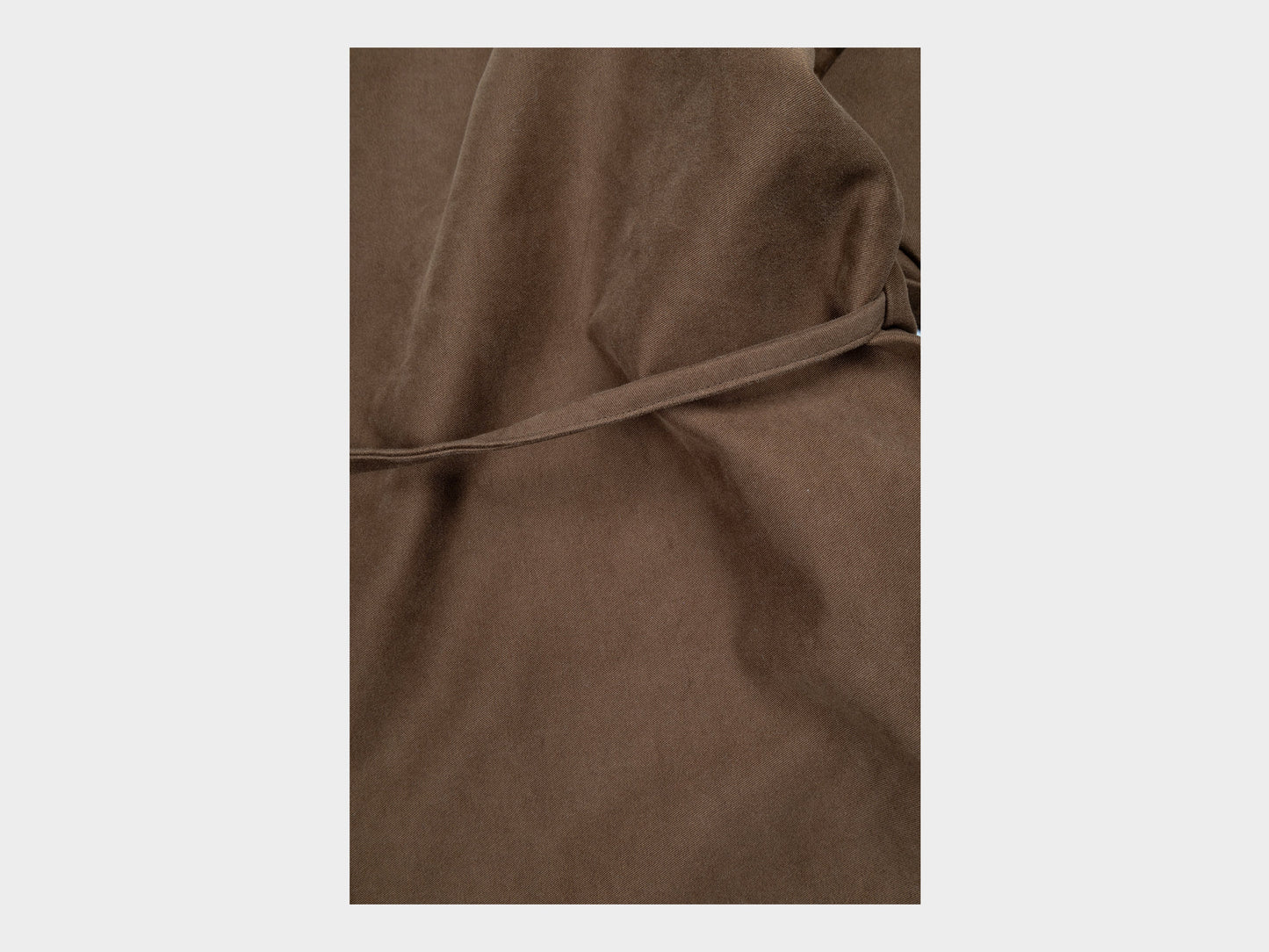 W-R19S7 "Long Cross Cardigan" Timber Moleskin
