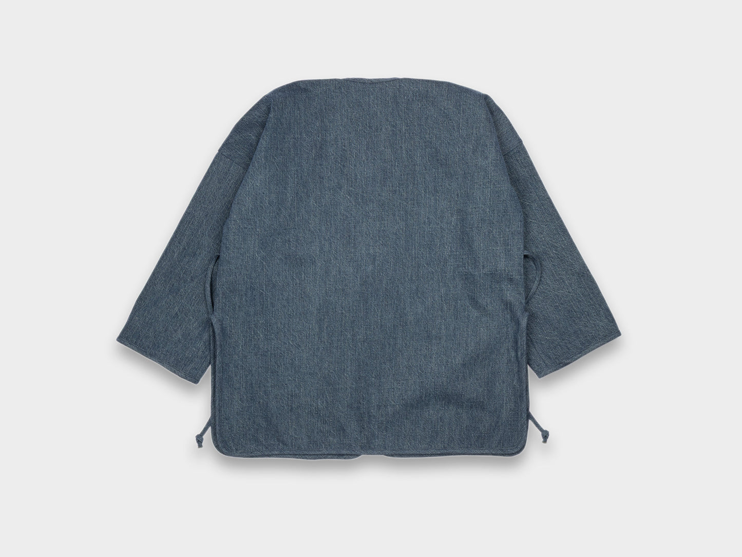 W-R19S7 "Long Cross Cardigan" Fade Denim