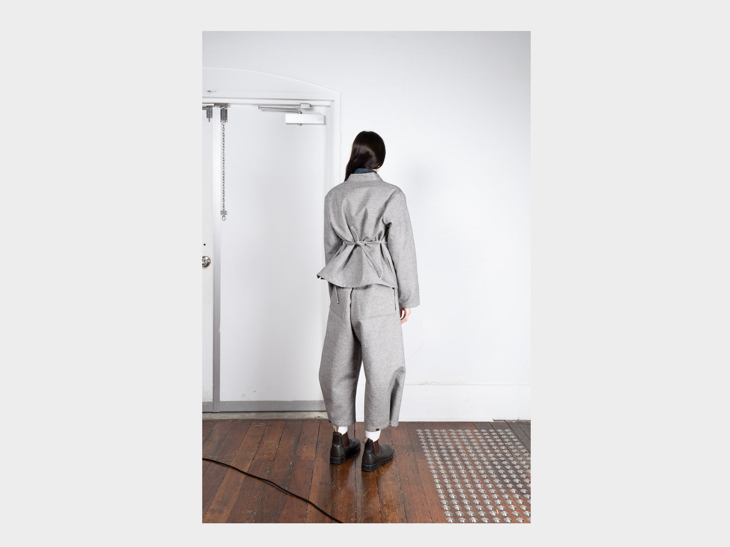 W-R19S8 "Jeogori Jacket" Stone Twill