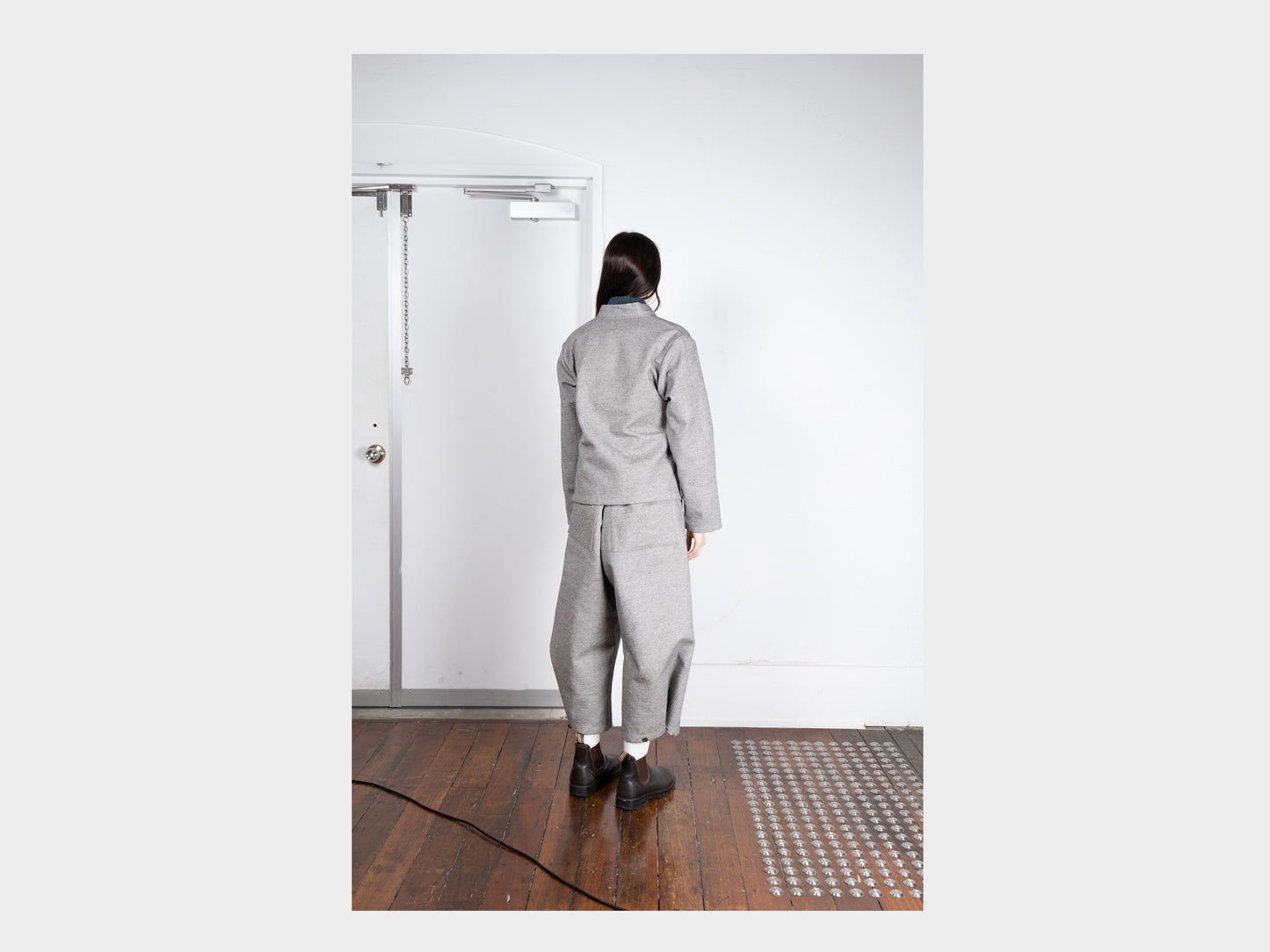W-R19S8 "Jeogori Jacket" Stone Twill