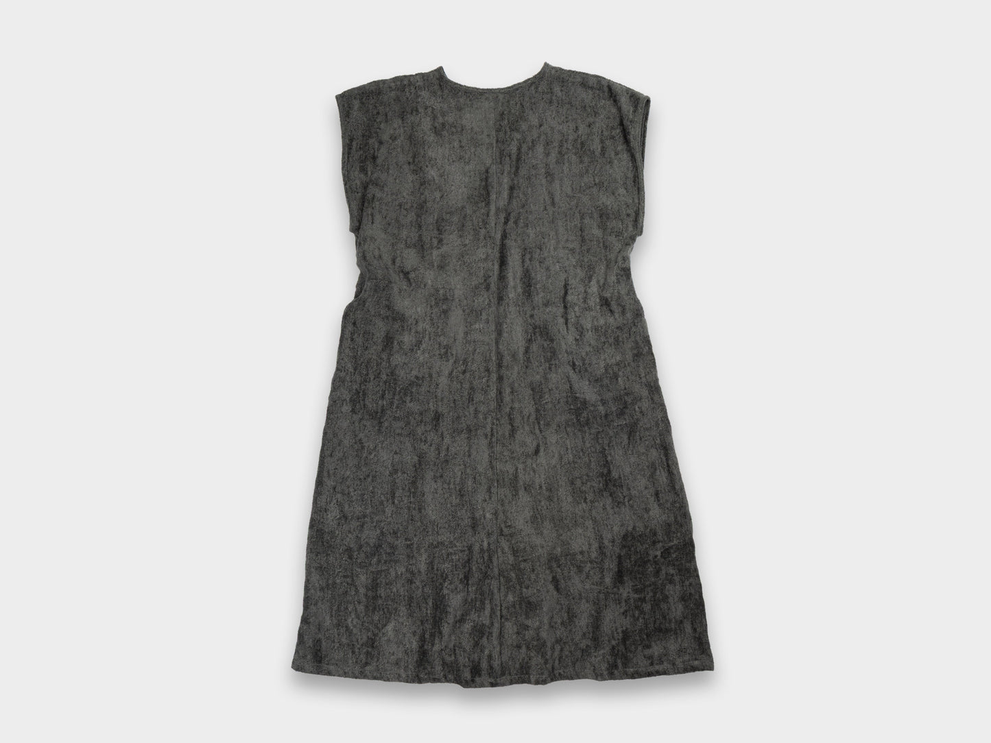 W-R20A5 "Box Dress" Bark Linen Velvet
