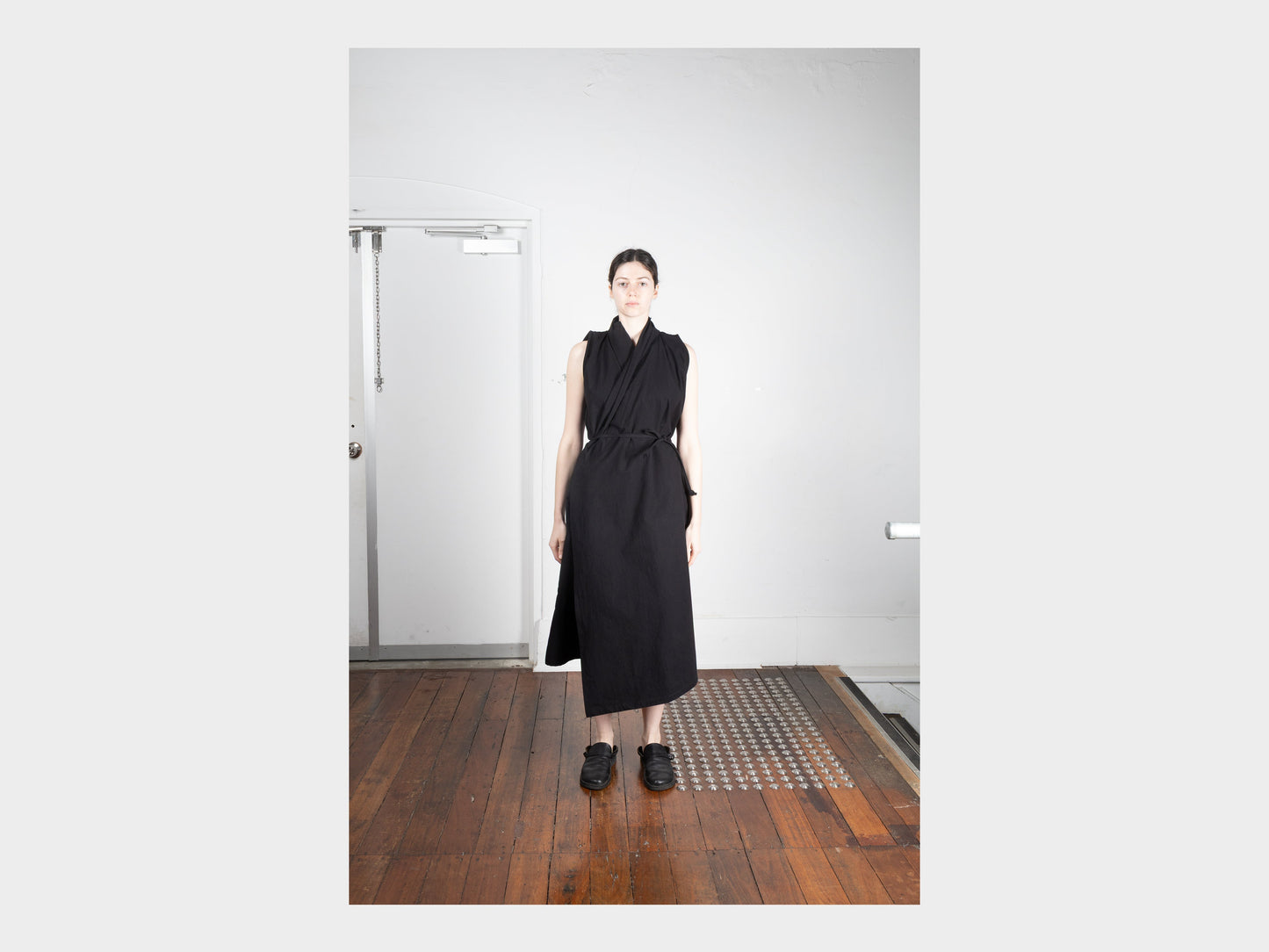 W-R0A8 "Jeogori Dress" Black Wash