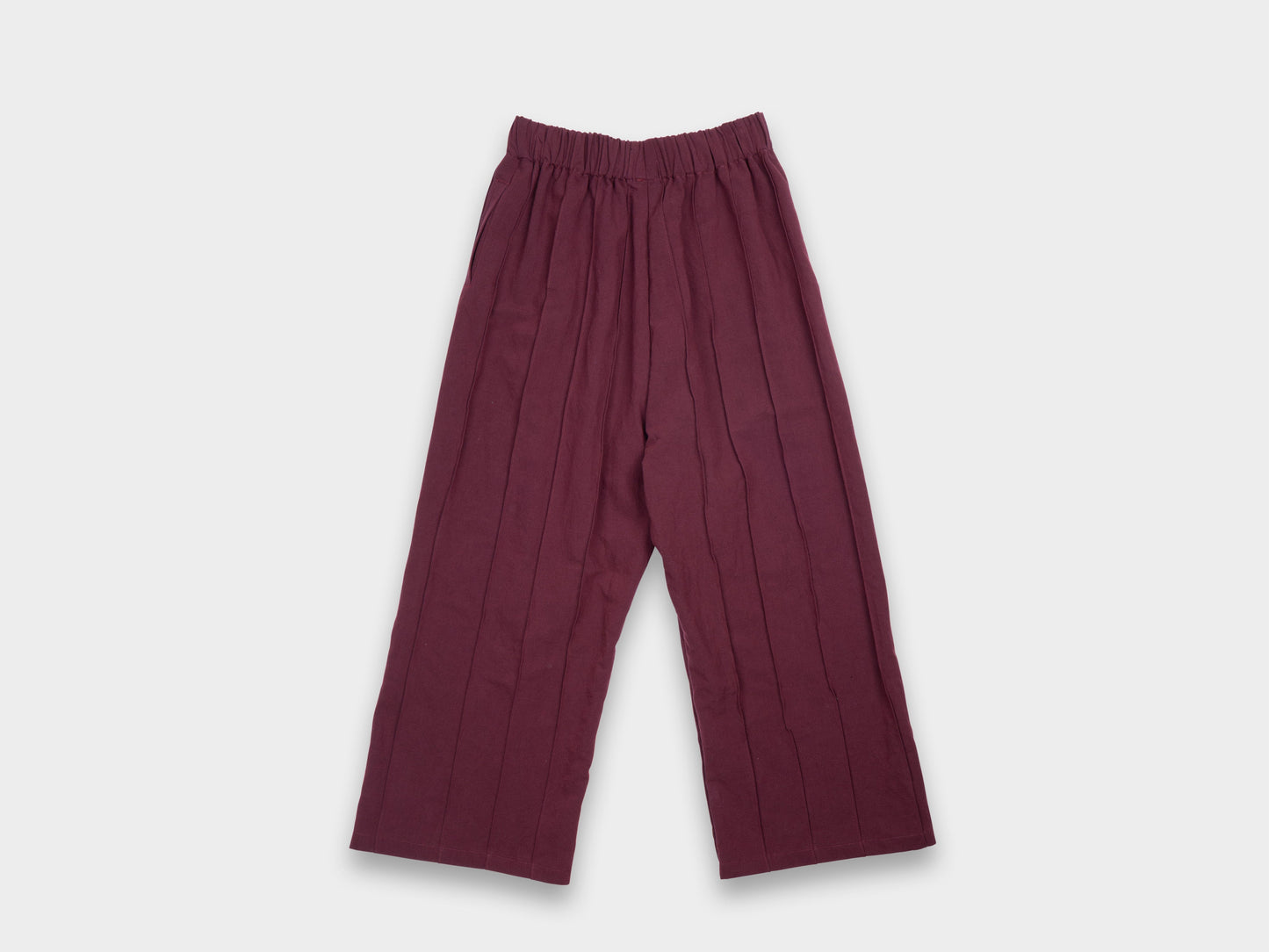 W-R20P3 "Tuck Pants" Sap Linen
