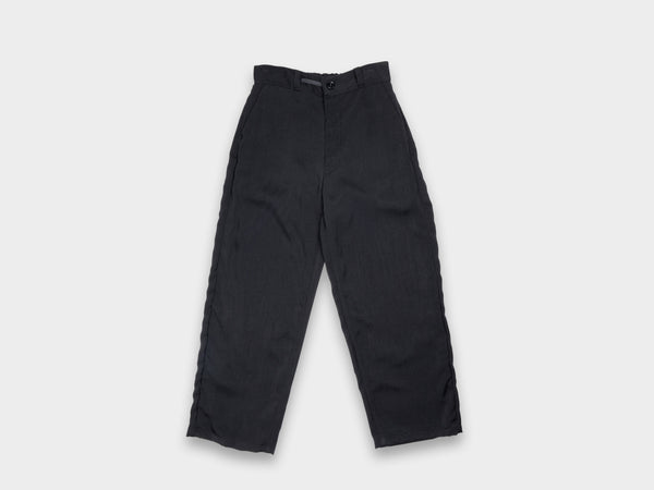 W-R20P4 "High-Wide Pants" Black School Canvas