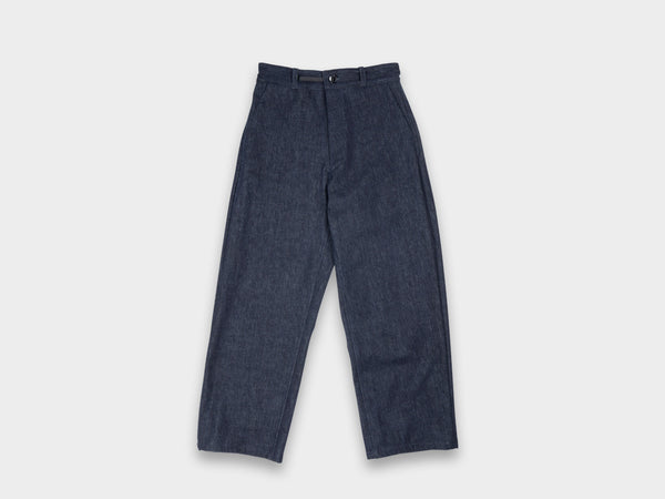 W-R20P4 "High-Wide Pants" Navy Slub Denim