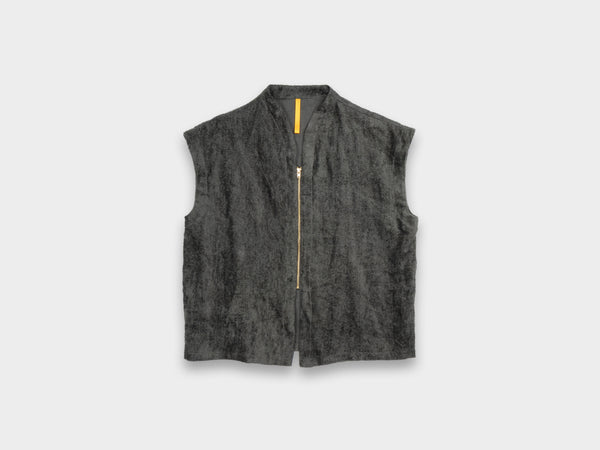 W-R20S5 "Zip Tank" Bark Linen Velvet
