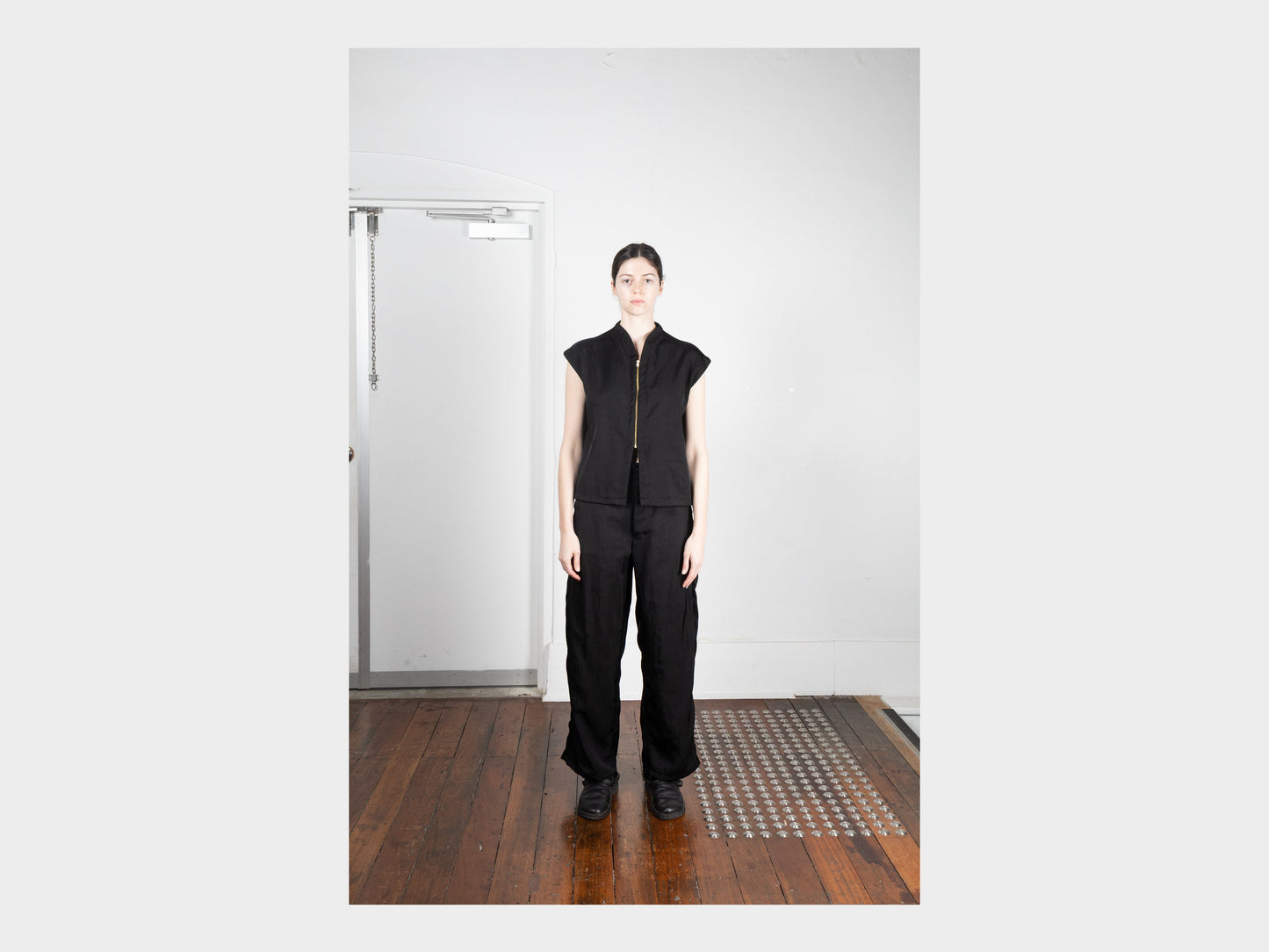 W-R20S5 "Zip Tank" Black School Canvas