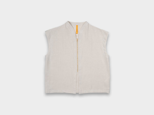 W-R20S5 "Zip Tank" Sand Grosgrain