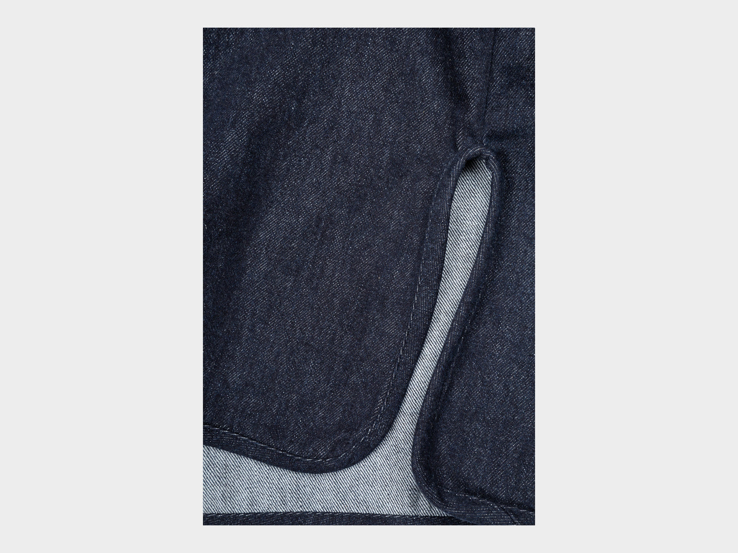 W-R20S7 "Cross Cardigan" Navy Slub Denim