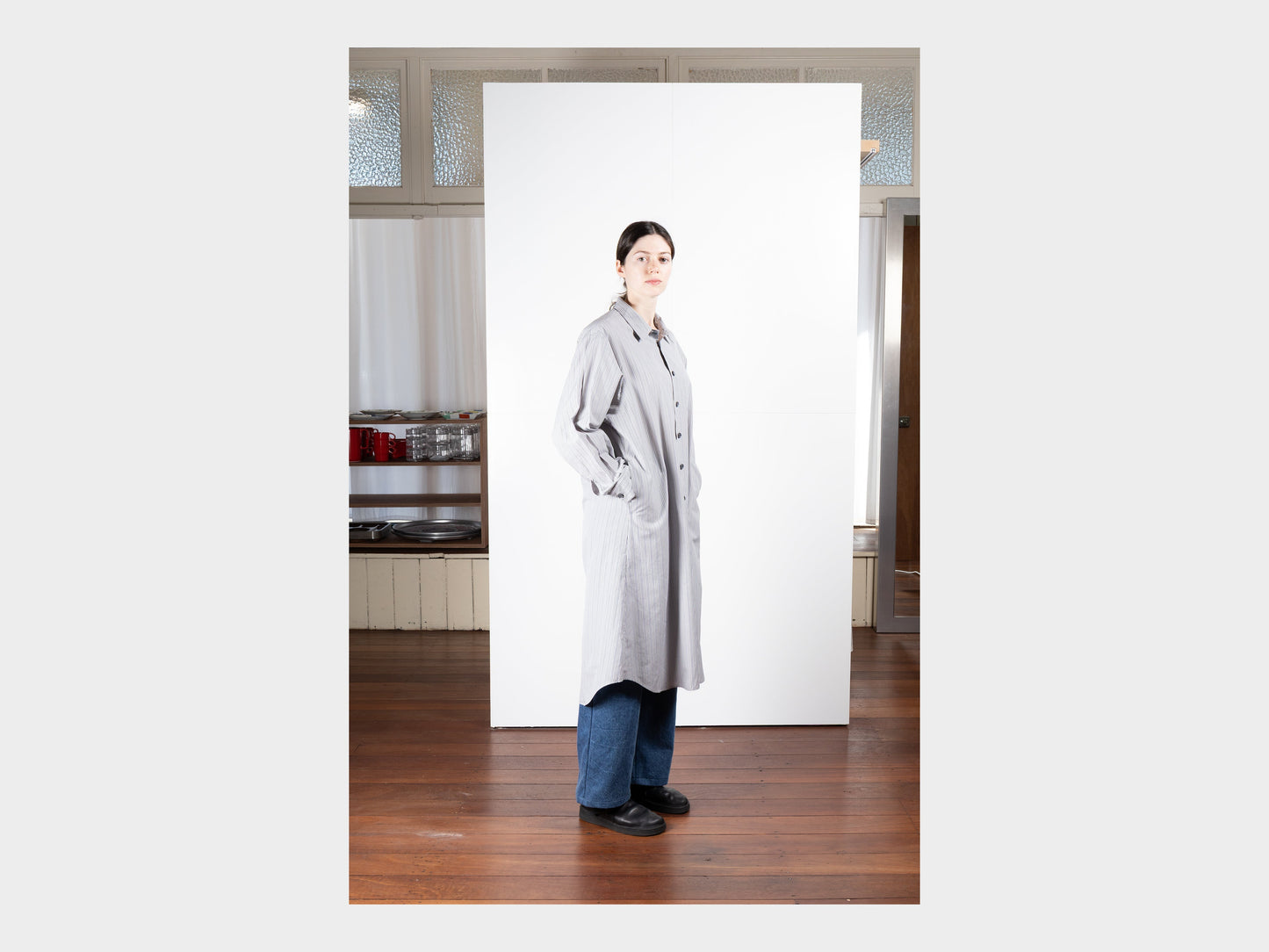 W–R21A1 "Shirt Dress" Grey Plot