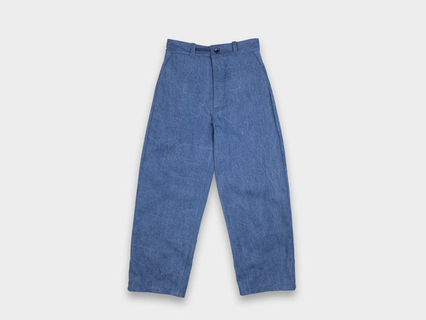 W–R21P4 "High-Wide Pants" Organic Stone Denim