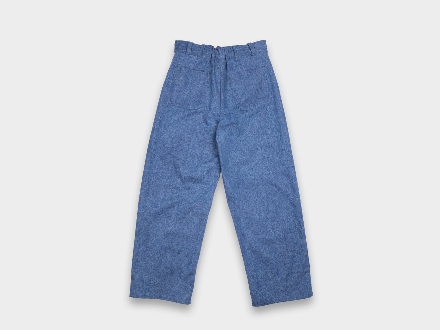 W–R21P4 "High-Wide Pants" Organic Stone Denim