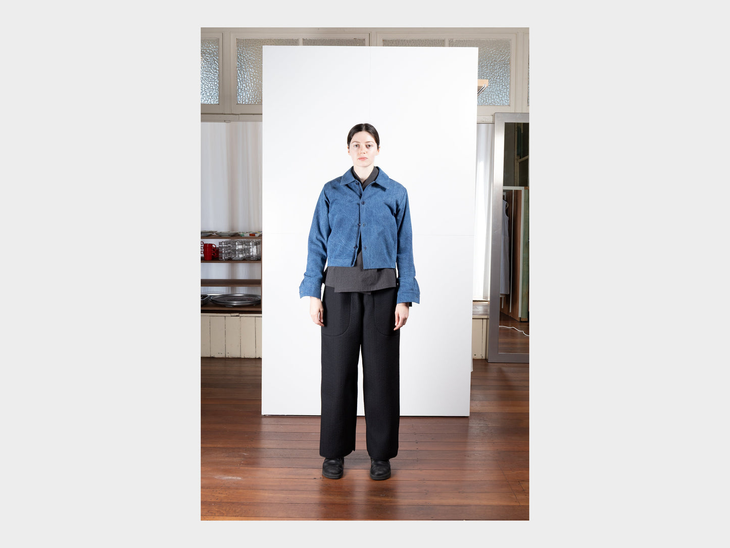 W–R21S1 "Regular Shirt" Organic Stone Denim