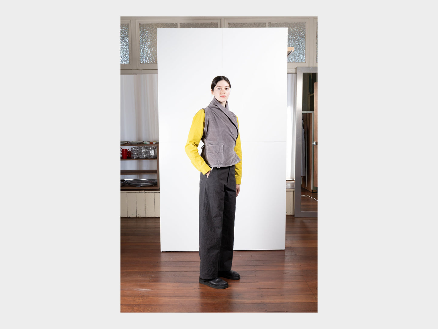 W–R21S8 "Jeogori Shirt" Cloud Velvet
