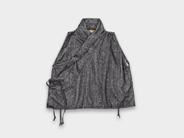 W-R20S8 "Jeogori Shirt" Black Pepper Velvet