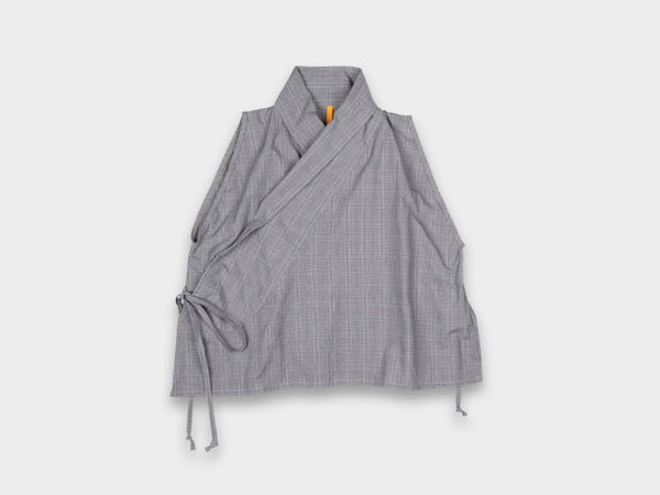 W-R20S8 "Jeogori Shirt" Grey Damp Cloth