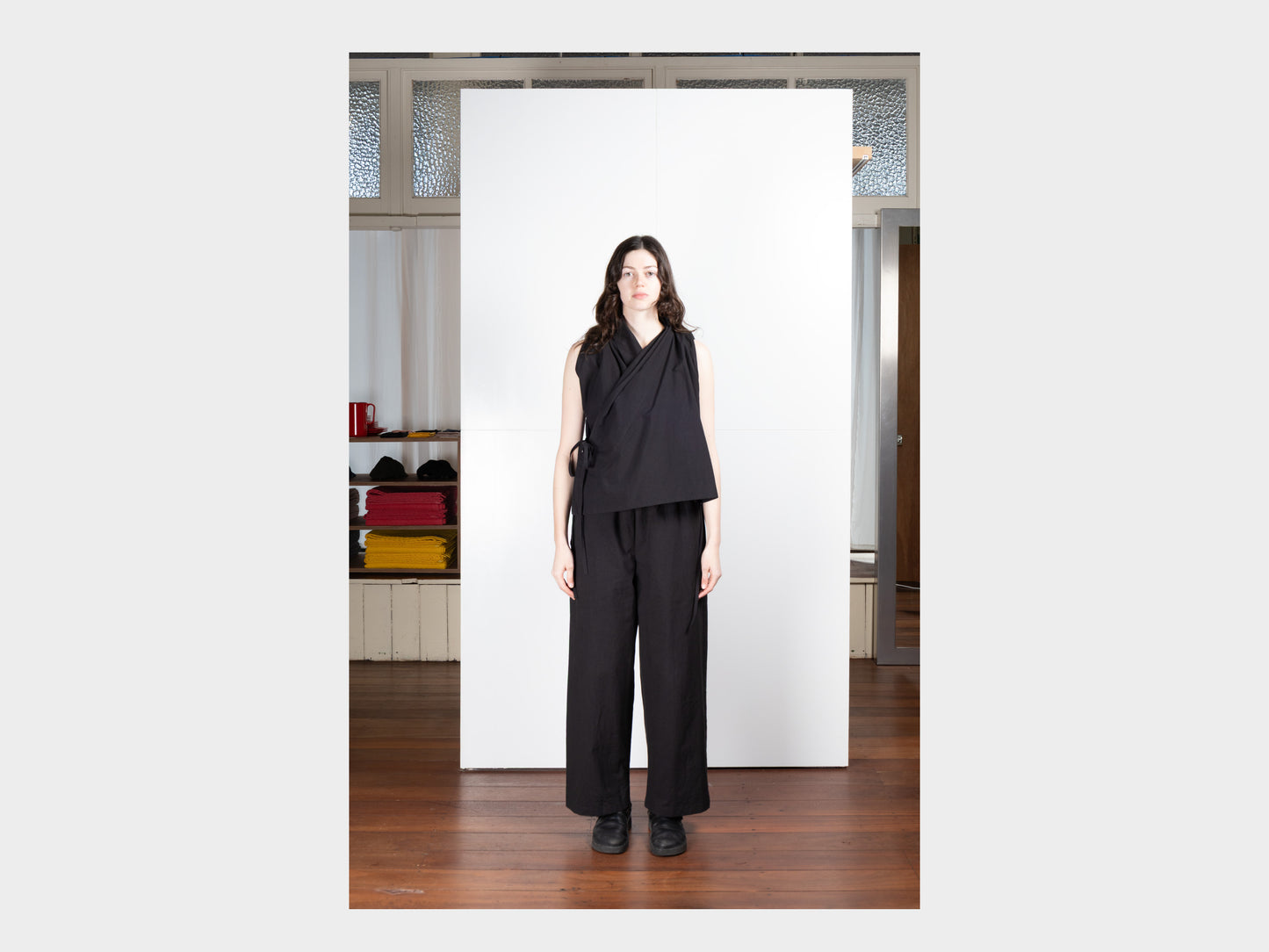 W-R0S8 "Jeogori Shirt" Black Weather