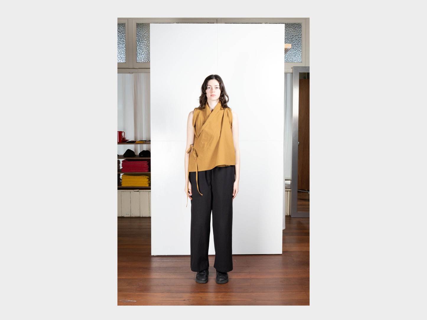 W-R0S8 "Jeogori Shirt" Tan Weather