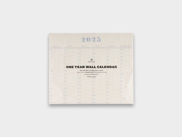 Postalco One Year Wall Calendar 2025