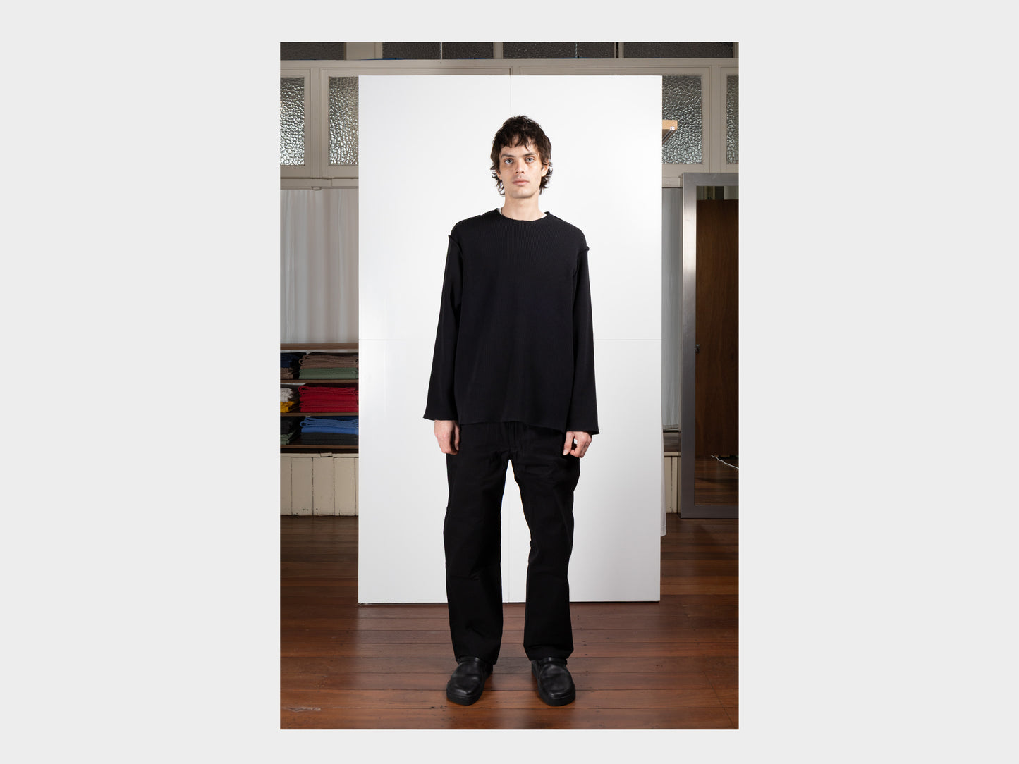 R0T8 “Heavy Waffle” Black