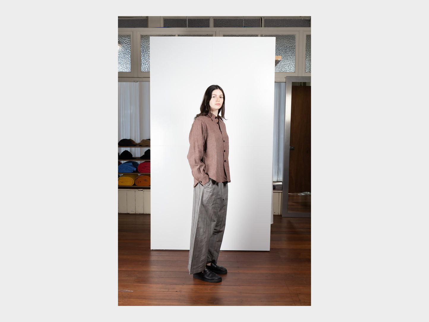R20S8 "Weather Shirt" Bengara Gingham