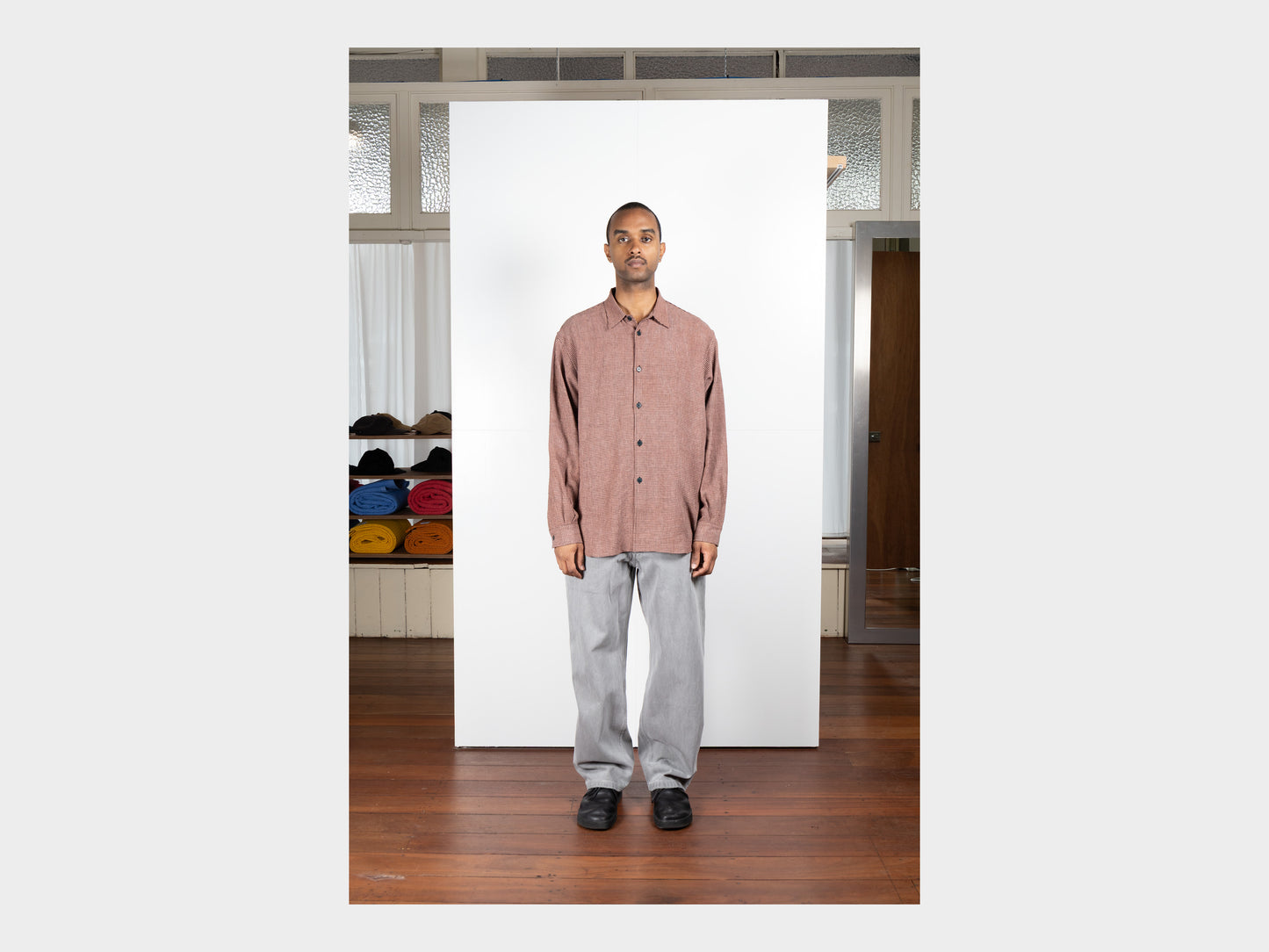R20S8 "Weather Shirt" Bengara Gingham