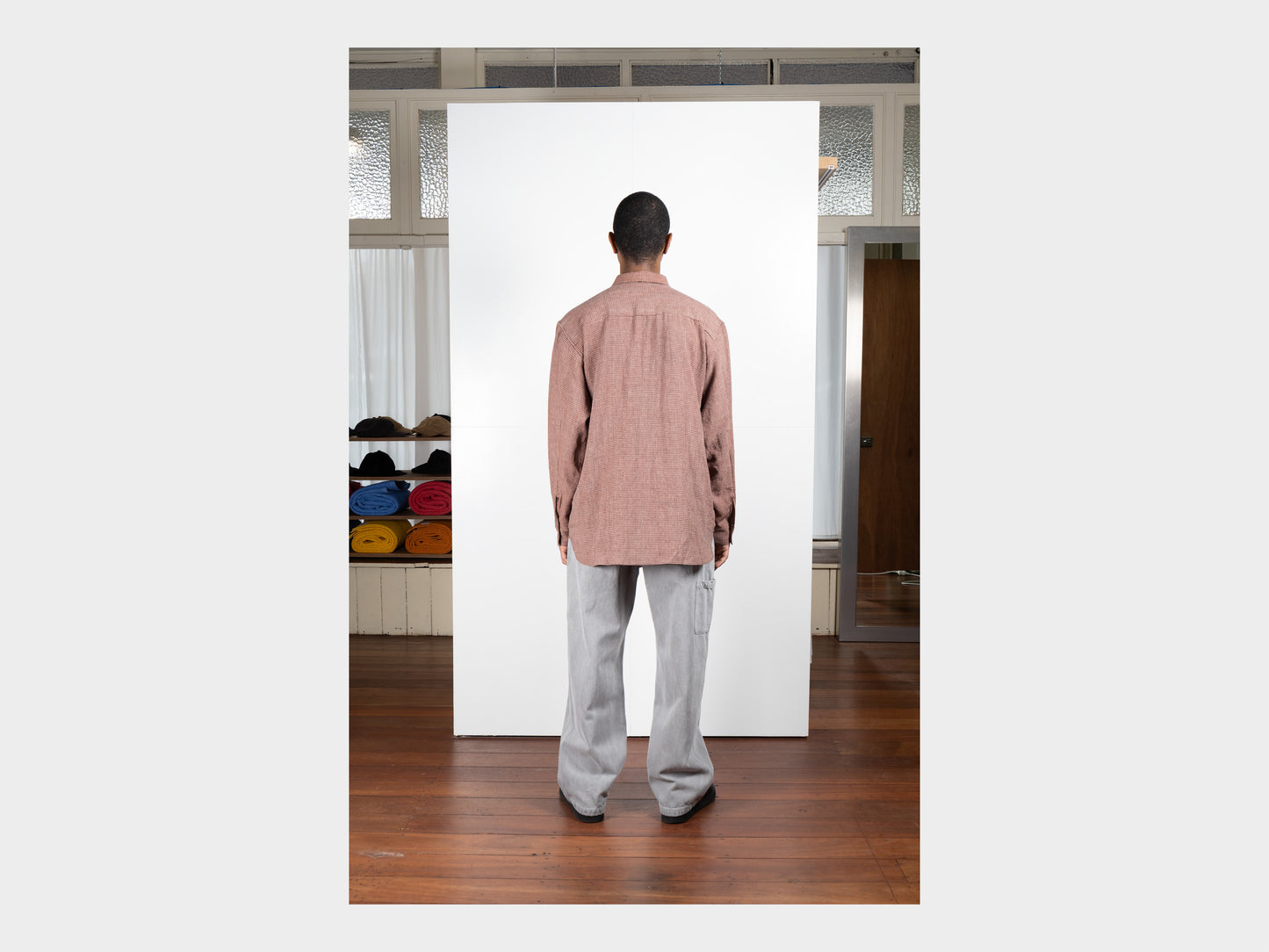 R20S8 "Weather Shirt" Bengara Gingham