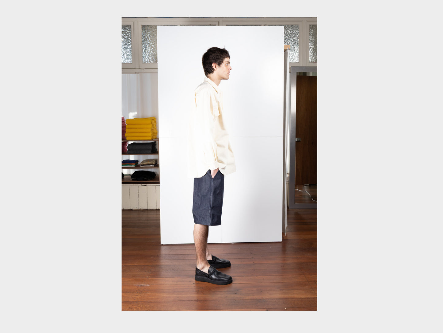 R21J7 "Jebok Shorts" Organic Raw Denim