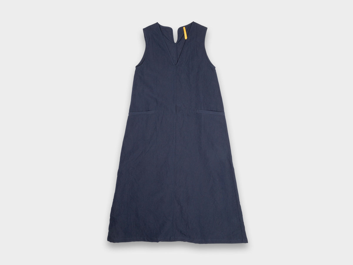 W-SPA5 "V Dress" Pacific Linen
