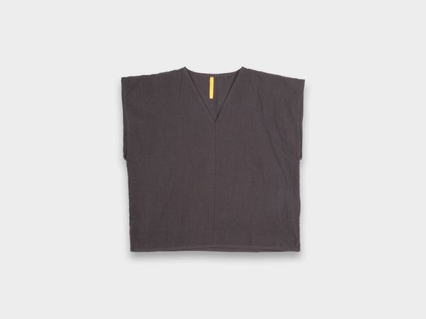 W-SPS5 "Box Shirt" Earth Linen