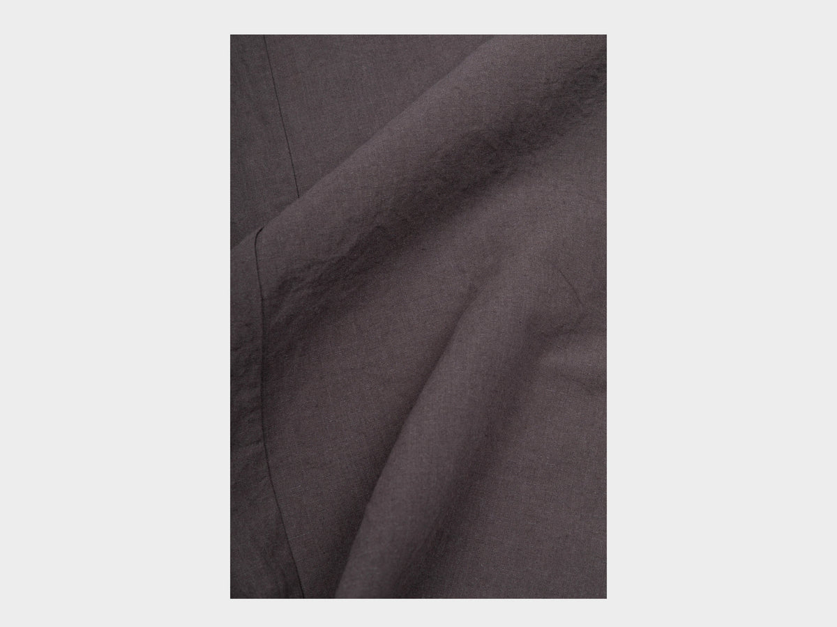 W-SPS5 "Box Shirt" Earth Linen