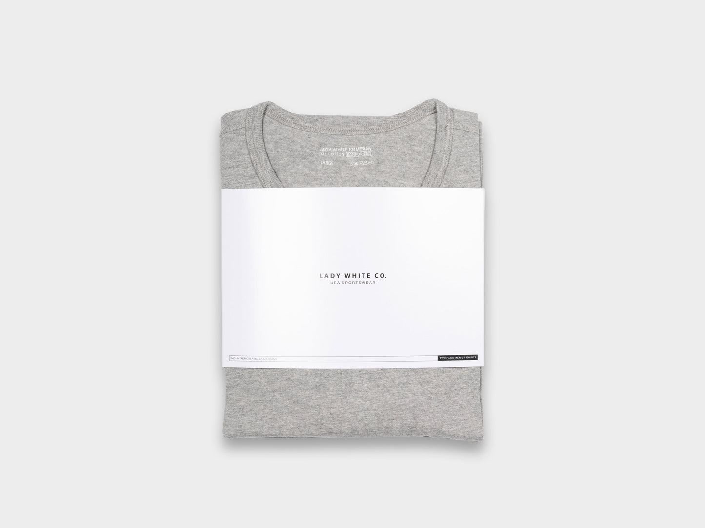 Lady White Co. 2-Pack Heather Grey