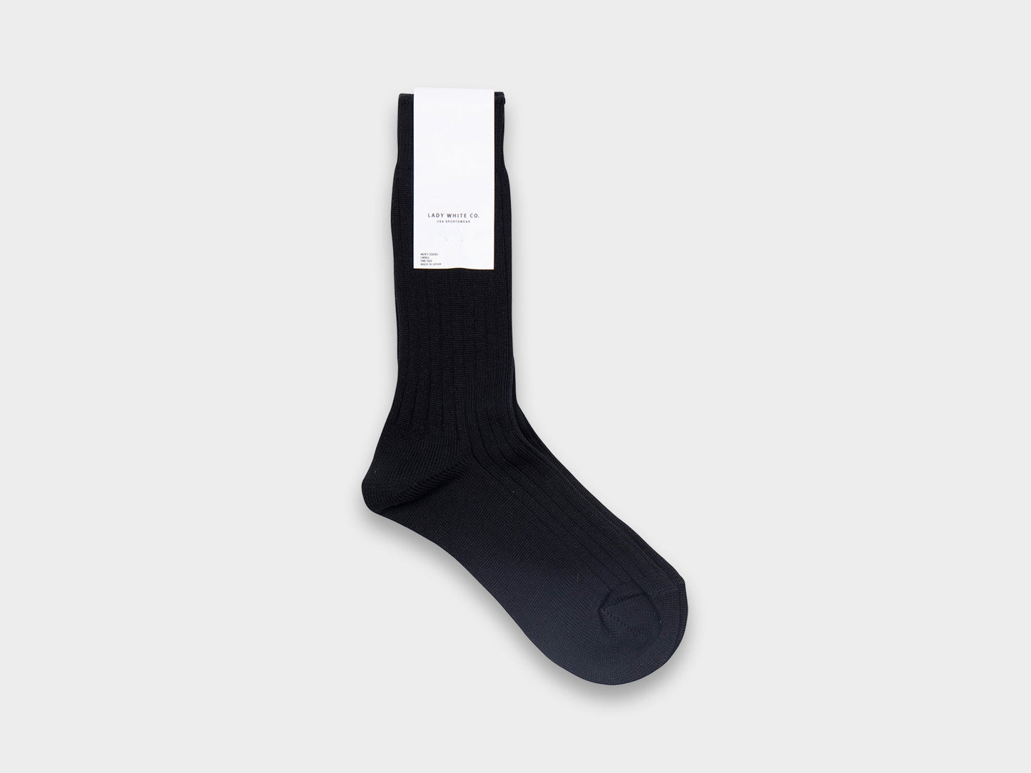 Lady White Co. Athletic Sock Black