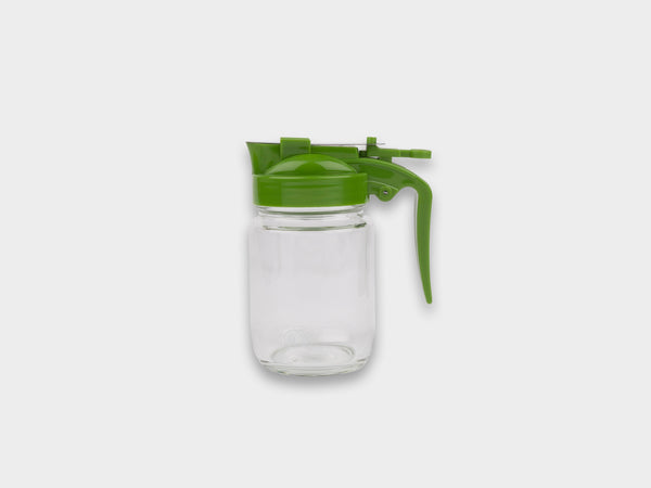 Okawa Glass Server Bottle Green