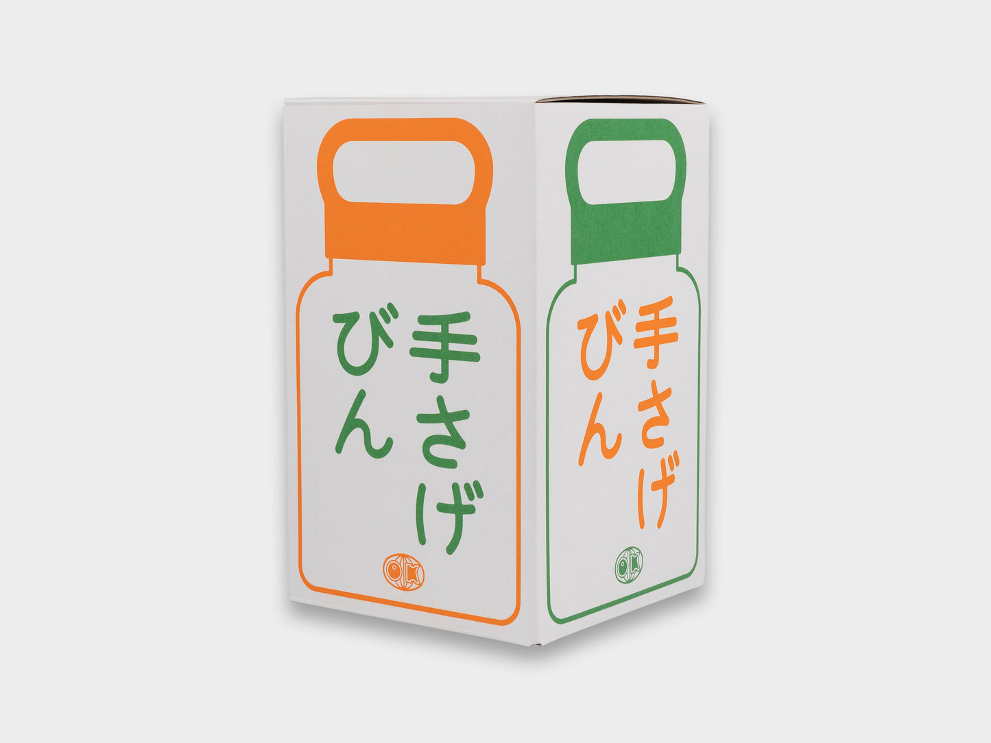 Okawa Glass Tesage Bottle Orange